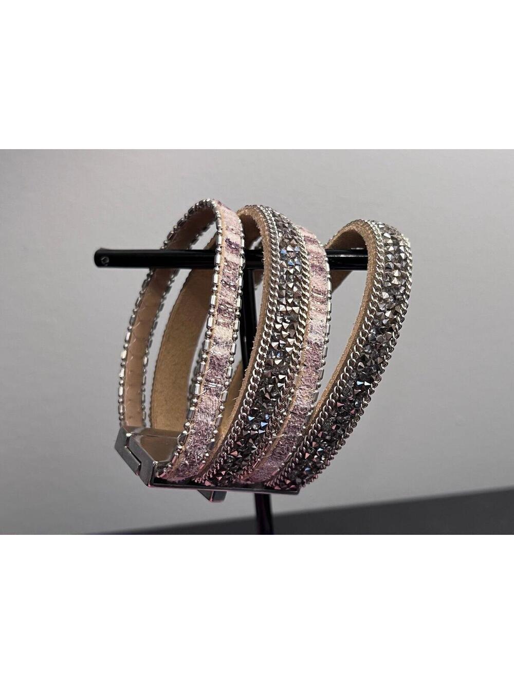 Express Women’s Multi-Strand Wrap Bracelet w/ magnet turn lock clasp